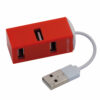 4 Puertos USB 2.0 rojo - RGregalos publicitarios