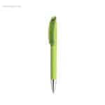 Bolígrafo suave acabado goma verde claro para regalos publicitarios