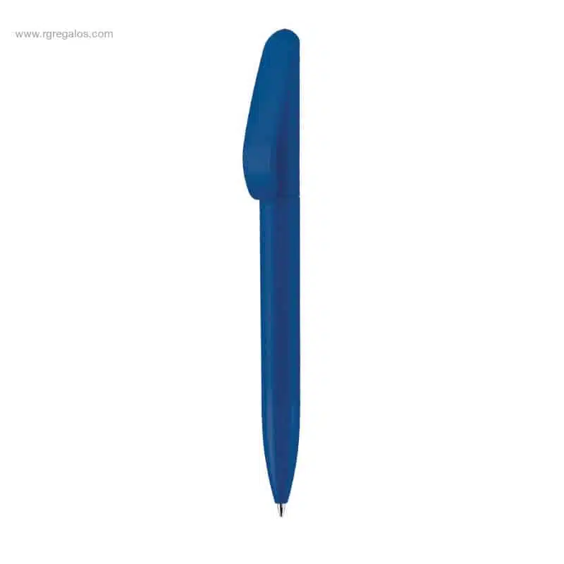 Bolígrafo tacto suave azul marino para regalo de empresa