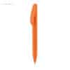 Bolígrafo tacto suave naranja para personalizar