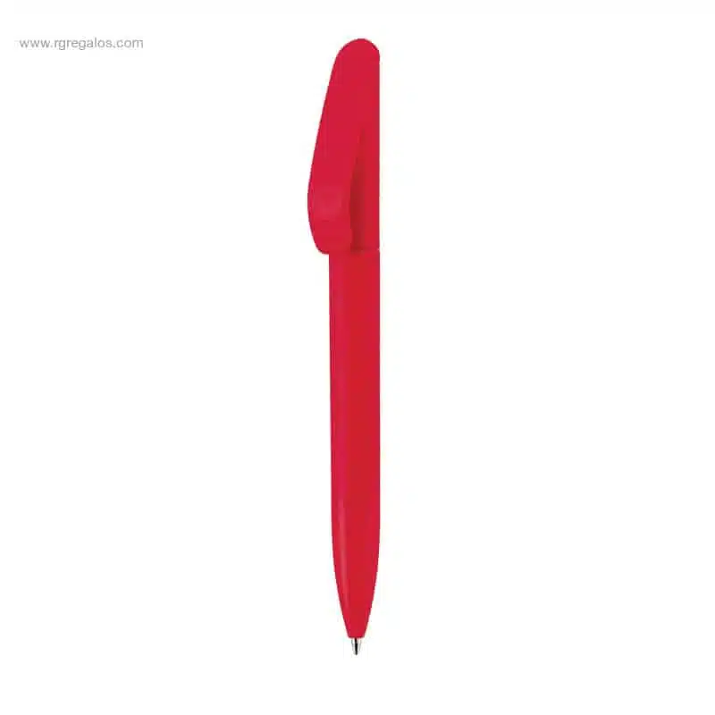 Bolígrafo tacto suave rojo para regalo promocional