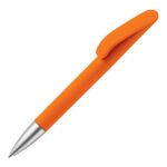 Bolígrafo caucho soft touch naranja rgregalos