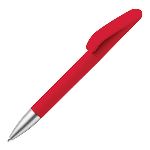 Bolígrafo caucho soft touch rojo rgregalos