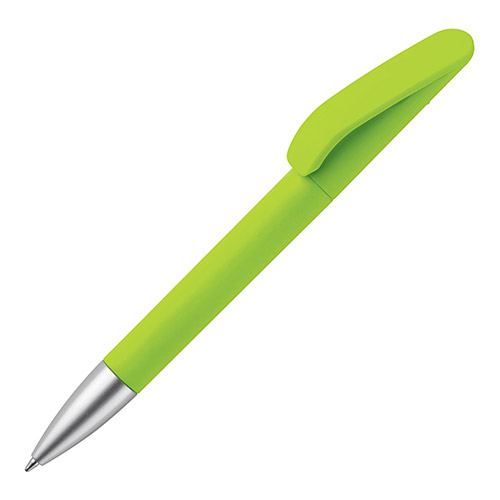 Bolígrafo caucho soft touch verde rgregalos
