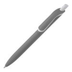 Bolígrafo click soft touch gris rgregalos
