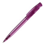 Bolígrafo transparente violeta rgregalos