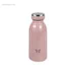 Botella doble pared 350 ml rosa con logo