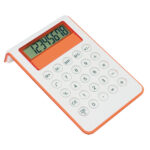 Calculadora bicolor naranja Rgregalos