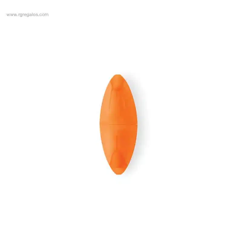 Marcador fluorescente para logo naranja
