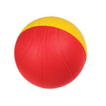 antiestrés pelota baloncesto roja y amarilla RGregalos