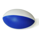 antiestrés pelota rugby blanca y azul RGregalos