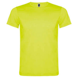 Camiseta 100% poliéster colores flúor amarillo - RGregalos publicitarios