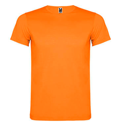 Camiseta 100 algodón colores flúor naranja rgregalos