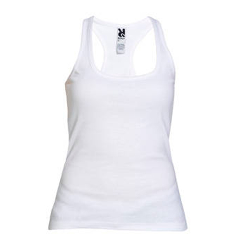 Camiseta 100 algodón estilo nadadora blanca rgregalos