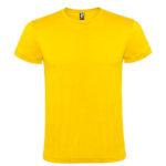 Camiseta 100 algodón manga corta 150 gr amarilla rgregalos