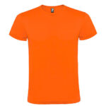 Camiseta 100 algodón manga corta 150 gr naranja rgregalos
