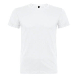 Camiseta 100 algodón manga corta 155 gr blanca rgregalos