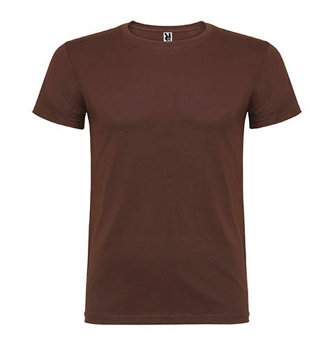 Camiseta 100 algodón manga corta 155 gr marrón rgregalos