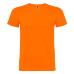 Camiseta 100 algodón manga corta 155 gr naranja rgregalos