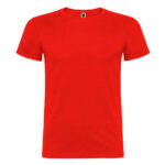Camiseta 100 algodón manga corta 155 gr roja rgregalos