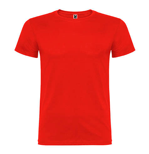Camiseta 100 algodón manga corta 155 gr roja rgregalos
