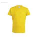 Camiseta niño algodón 150 gr amarillo limón para merchandising