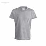 Camiseta niño algodón 150 gr gris para merchandising