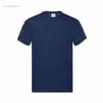 Camiseta personalizada algodón 145gr azul marino para merchandising