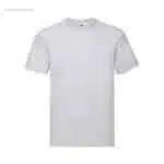 Camiseta personalizada algodón 145gr gris para campañas promocionales