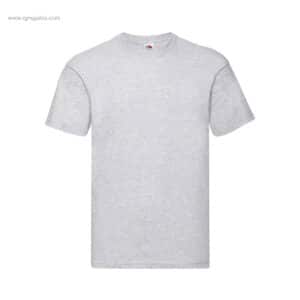 Camiseta personalizada algodón 145gr gris para campañas promocionales
