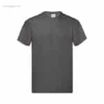 Camiseta personalizada algodón 145gr gris plomo para campañas promocionales