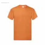 Camiseta personalizada algodón 145gr naranja para campañas promocionales