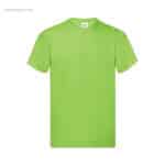 Camiseta personalizada algodón 145gr verde claro para campañas promocionales