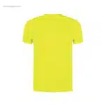 Camiseta técnica barata personalizada amarilla flúor