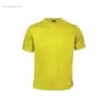 Camiseta técnica niño amarilla para regalos promocionales