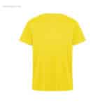 Camiseta técnica poliéster 135gr amarilla para personalizar