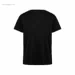 Camiseta técnica poliéster 135gr negra para personalizar
