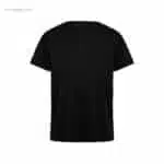 Camiseta técnica poliéster 135gr negra para personalizar