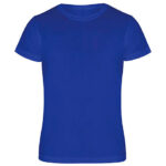 Camiseta técnica manga corta 135 gr azul rgregalos