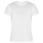 Camiseta técnica manga corta 135 gr blanca rgregalos