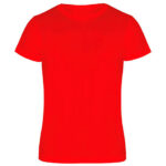 Camiseta técnica manga corta 135 gr roja rgregalos