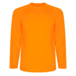 Camiseta técnica manga larga naranja rgregalos