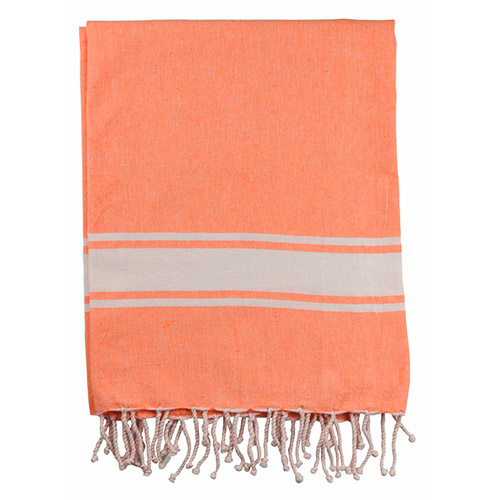 Pareo toalla algodón de colores naranja para personalizar