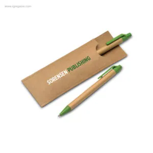 Set ecológico lápiz y bolígrafo kraft RG regalos