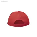 Gorra de RPET roja detalle RG regalos