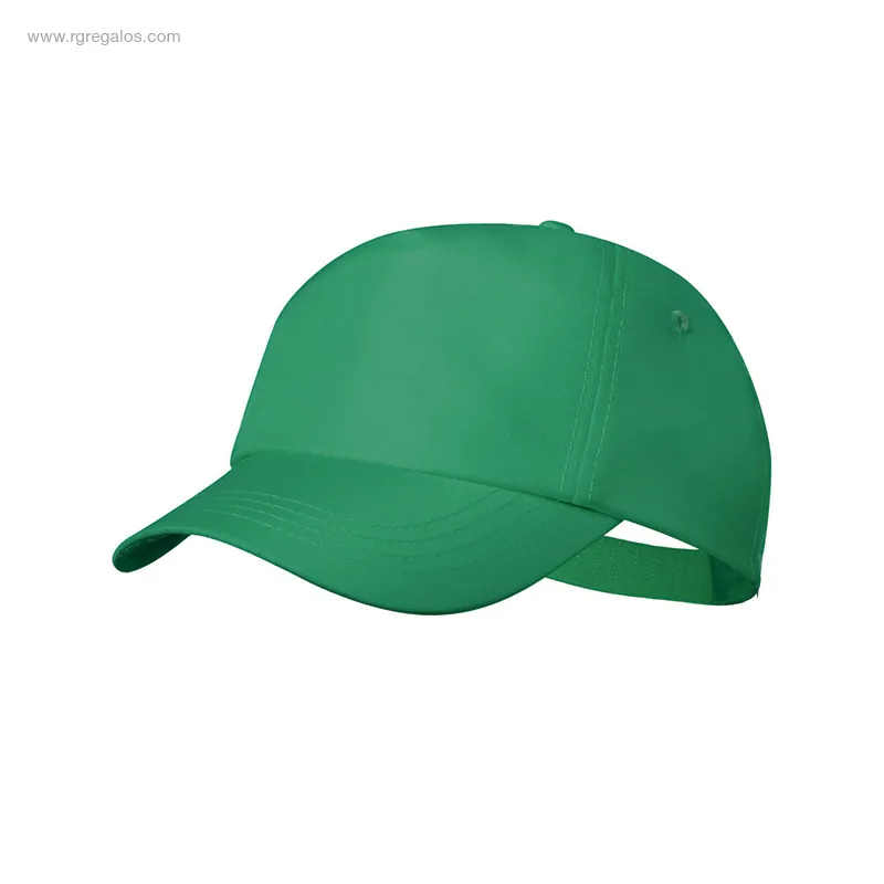 Gorra de RPET verde RG regalos