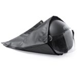 Mochila plana ideal para casco moto negra detalle rgregalos