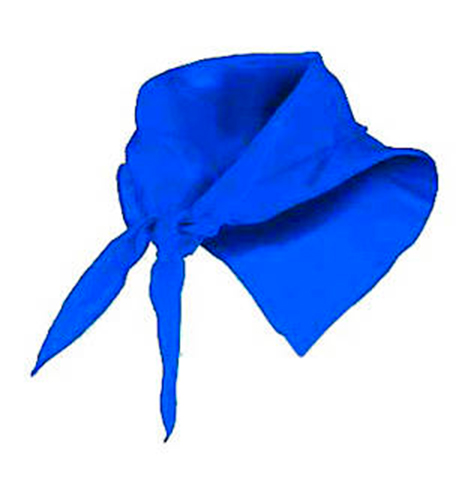 Pañuelo fino triangular azul eléctrico rgregalos