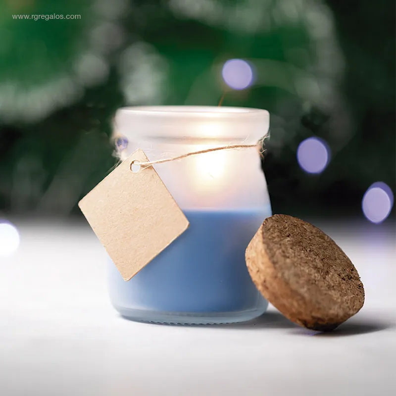 Vela-tarrito-cristal-corcho-azul-RG-regalos