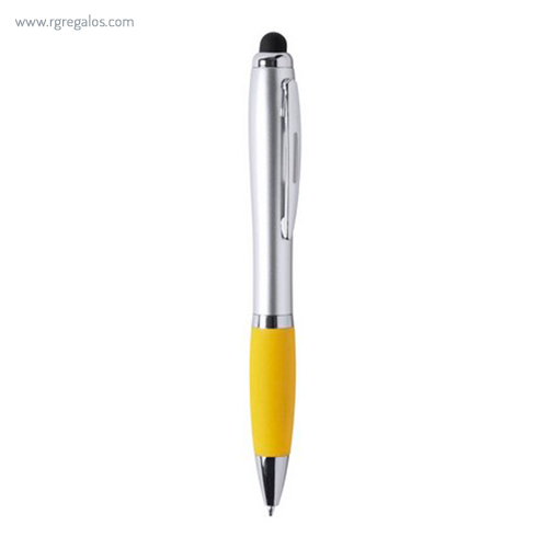 Bolígrafo puntero con luz amarillo rg regalos publicitarios